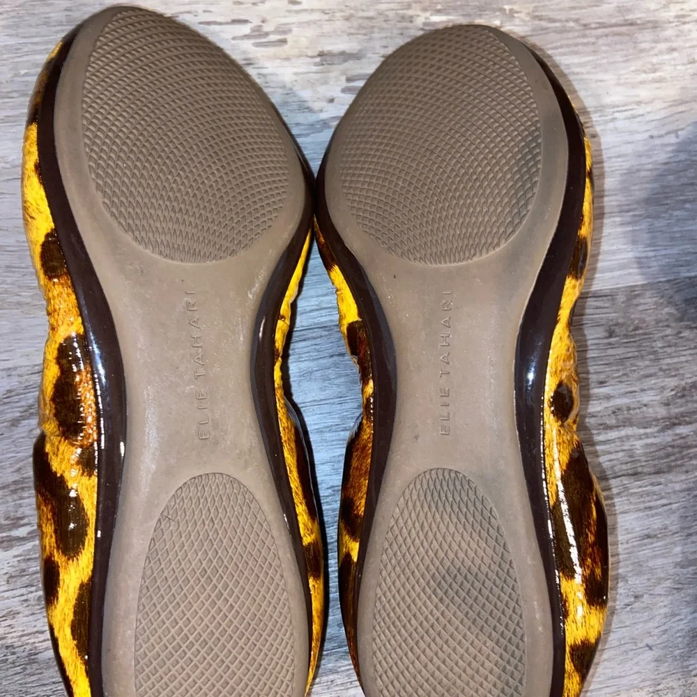 NEW Elie Tahari Penelope Ballet Flats 100% Leather Size 41 (P) - Picture 5 of 8